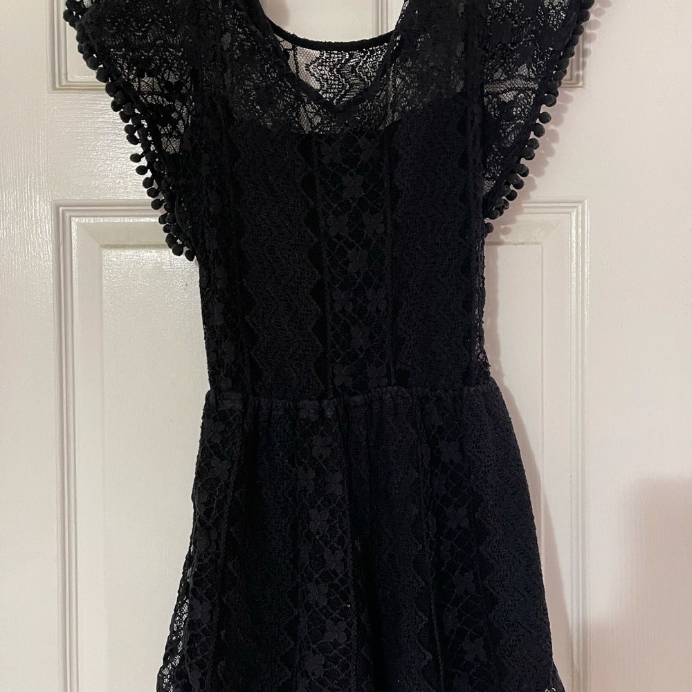 ABERCROMBIE & FITCH black romper